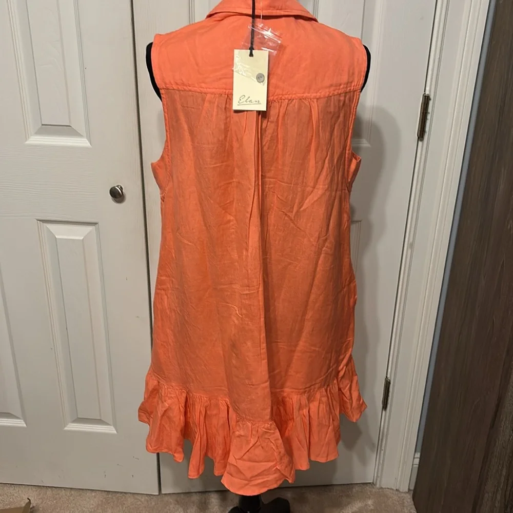 Elan Sleeveless Ruffle Trim Dress - Picture 7 of 11